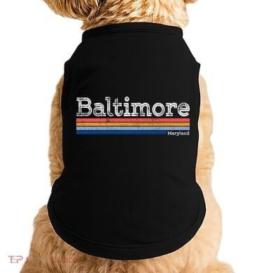 Retro Baltimore Maryland Doggie Tank