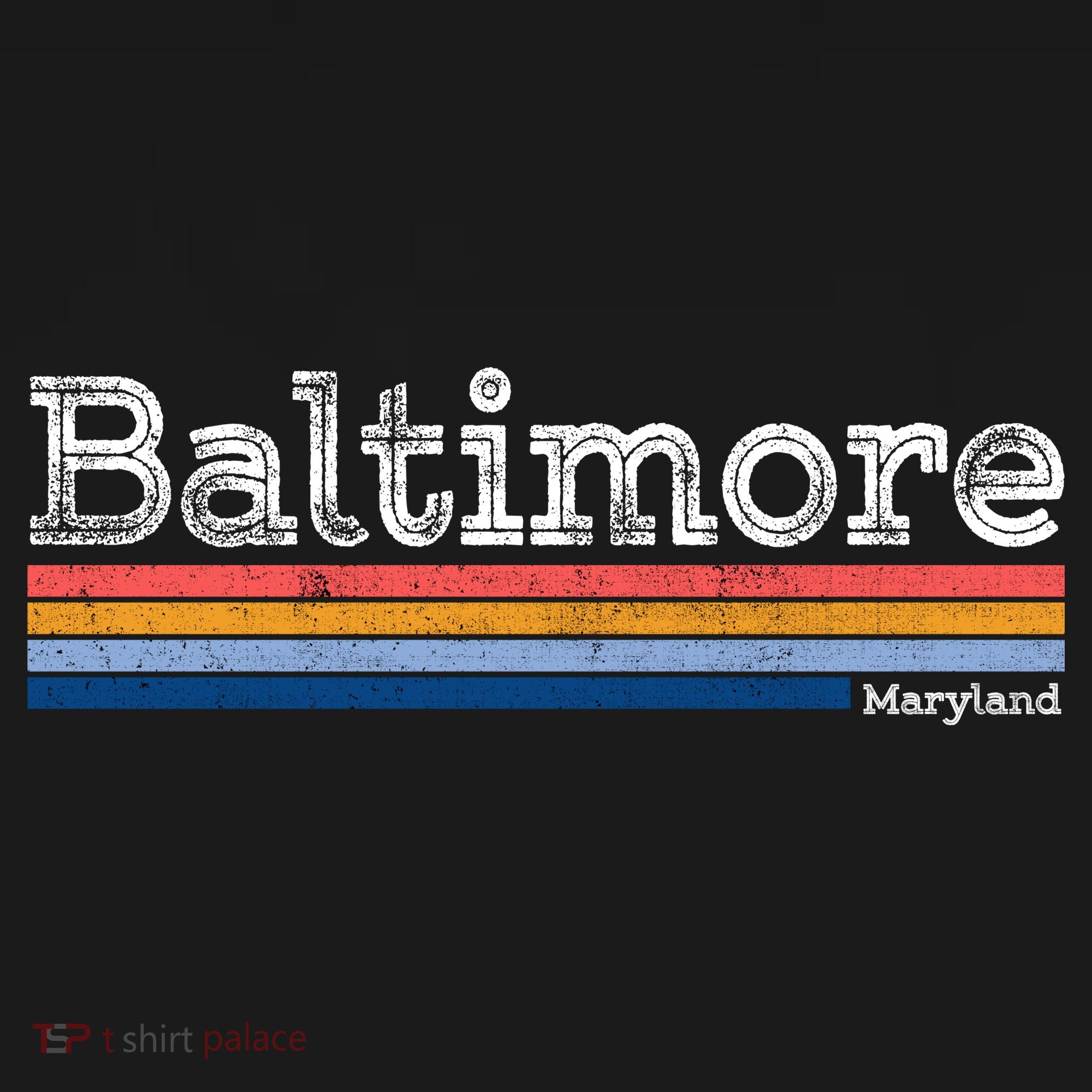 Retro Baltimore Maryland USA-Made Doggie Bandana