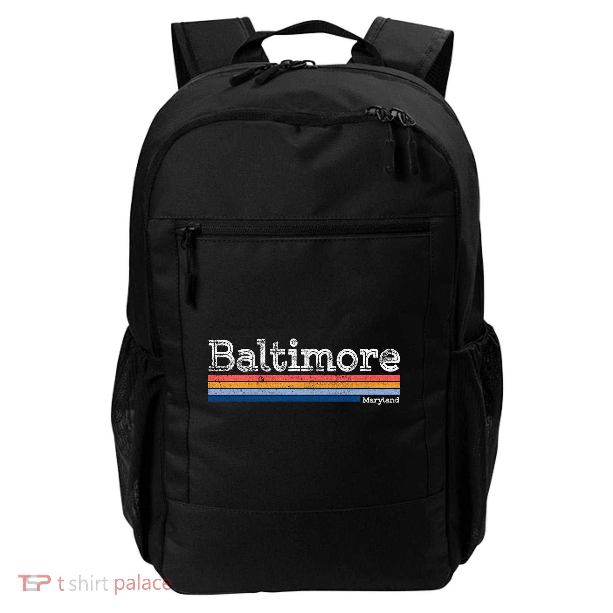 Retro Baltimore Maryland Backpack