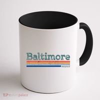 Retro Baltimore Maryland Coffee Mug thumb 1