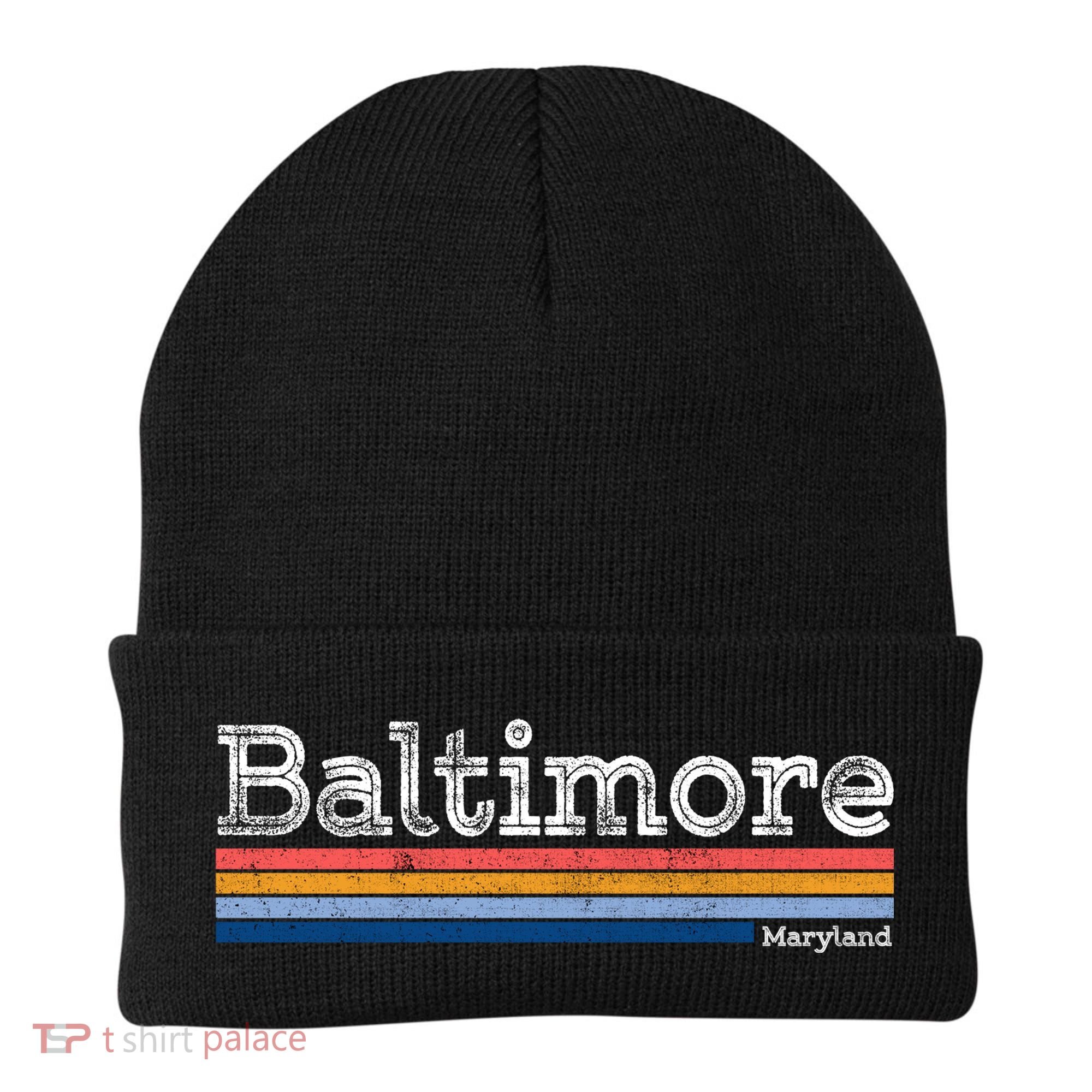 Retro Baltimore Maryland Beanie