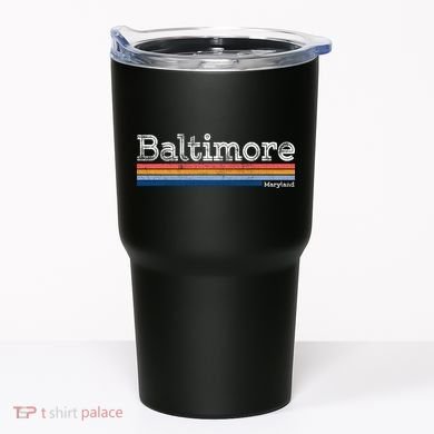 Retro Baltimore Maryland Tumbler