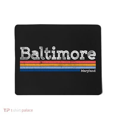 Retro Baltimore Maryland Mousepad