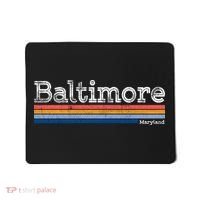 Retro Baltimore Maryland Mousepad thumb 0