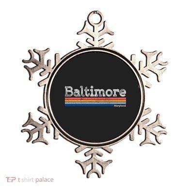 Retro Baltimore Maryland Ornament