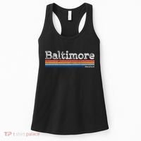 Retro Baltimore Maryland Women's Tank Top thumb 0