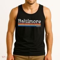 Retro Baltimore Maryland Tank Top thumb 3