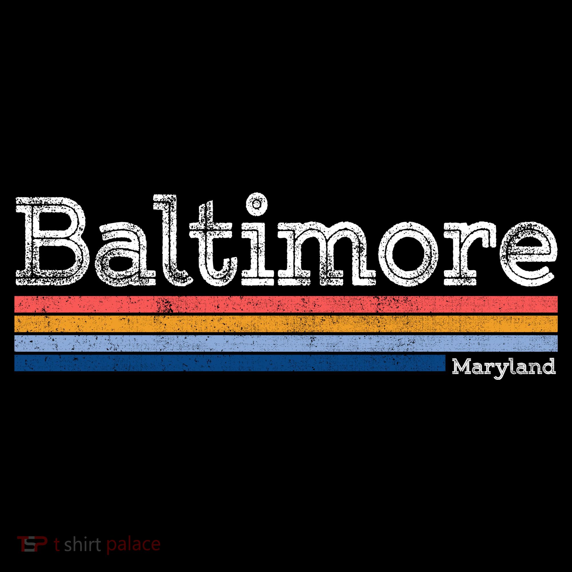 Retro Baltimore Maryland Kids Sweatshirt