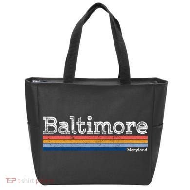 Retro Baltimore Maryland Tote Bag