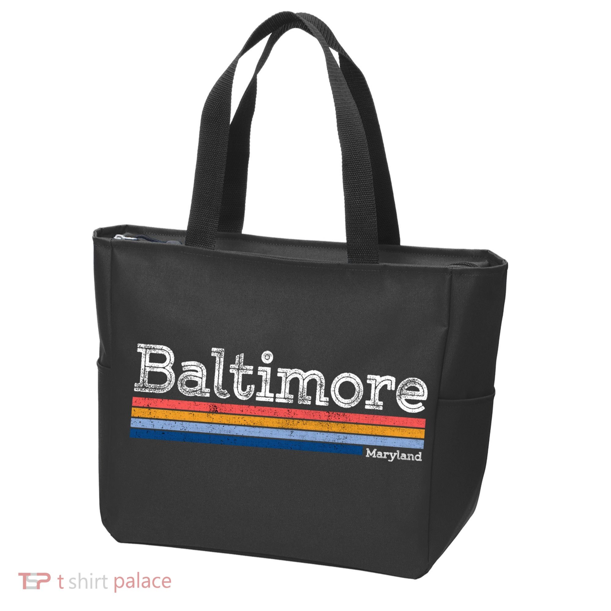 Retro Baltimore Maryland Tote Bag