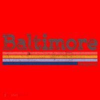 Retro Baltimore Maryland Santa Hat thumb 1