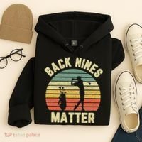 Retro Back Nines Matter Golfing Lover Golf Putt Hoodie thumb 4