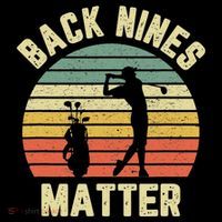 Retro Back Nines Matter Golfing Lover Golf Putt Women's Hoodie thumb 2