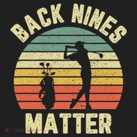 Retro Back Nines Matter Golfing Lover Golf Putt Tumbler thumb 3