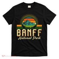 Retro Banff National Park Moutains Camping Hiking Outdoor T-Shirt thumb 0