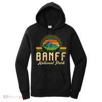 Retro Banff National Park Moutains Camping Hiking Outdoor Women's Hoodie thumb 0