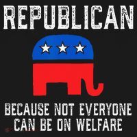 Republican Because Not Everyone Can Be On Welfare Baby Bodysuit thumb 2