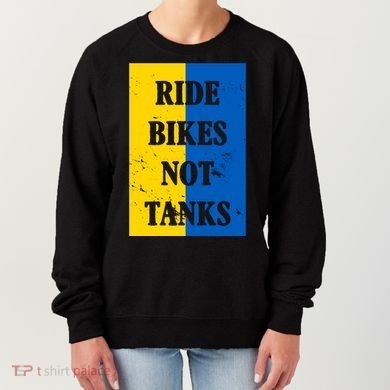 Ride Bikes Not Tanks Ukraine Women's Sweatshirt