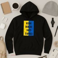 Ride Bikes Not Tanks Ukraine Hoodie thumb 3