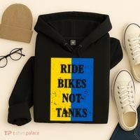 Ride Bikes Not Tanks Ukraine Hoodie thumb 4