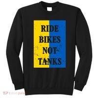 Ride Bikes Not Tanks Ukraine Sweatshirt thumb 0