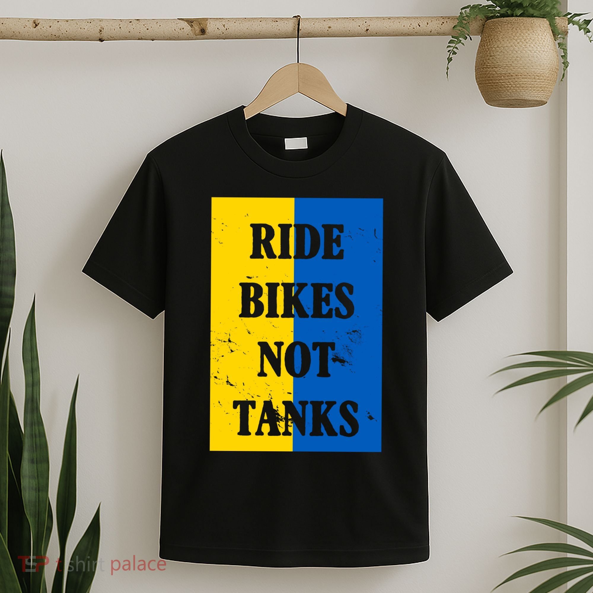 Ride Bikes Not Tanks Ukraine T-Shirt