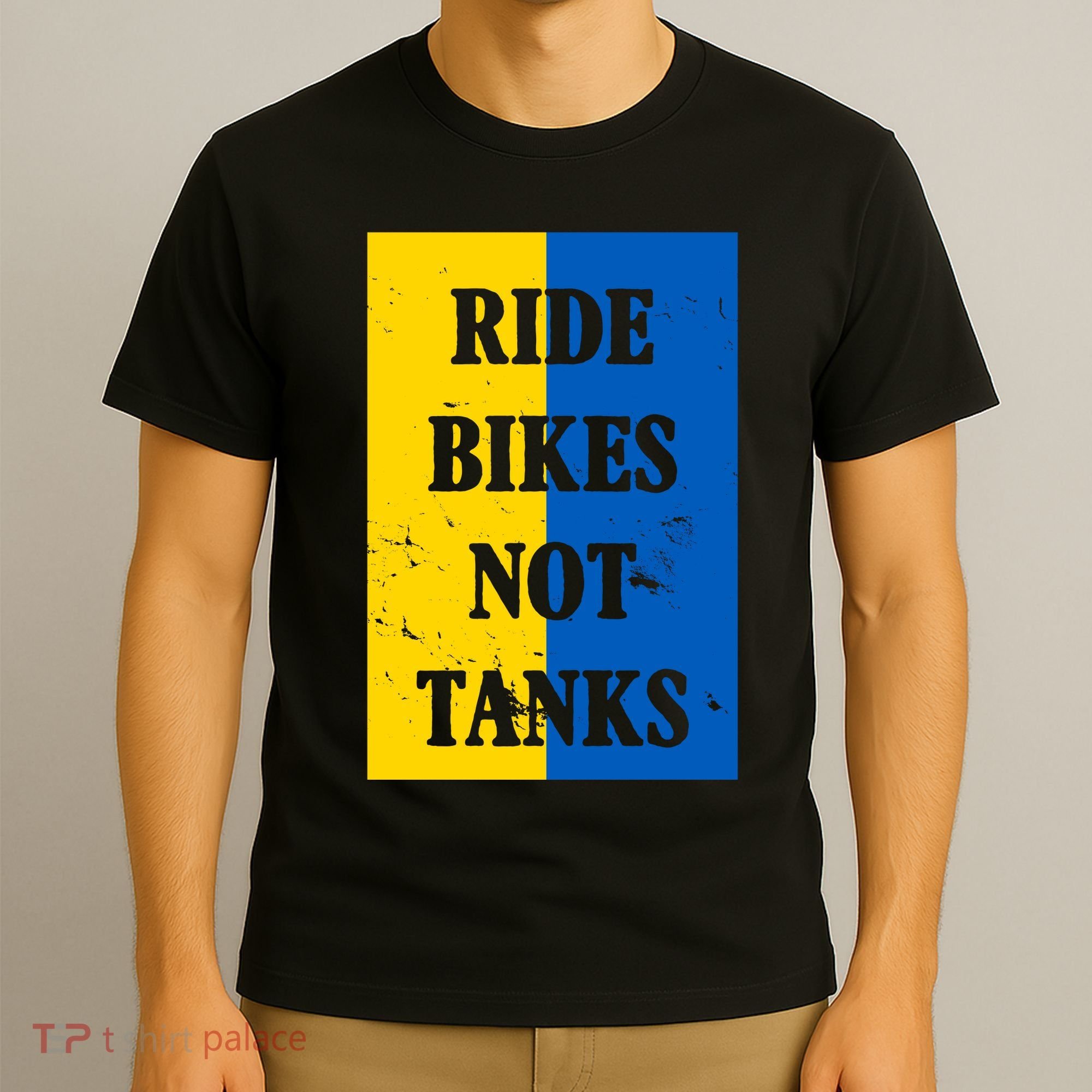 Ride Bikes Not Tanks Ukraine T-Shirt