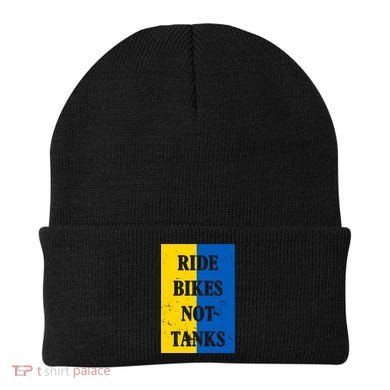 Ride Bikes Not Tanks Ukraine Beanie