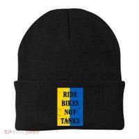 Ride Bikes Not Tanks Ukraine Beanie thumb 0