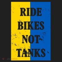 Ride Bikes Not Tanks Ukraine Beanie thumb 2