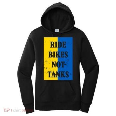 Ride Bikes Not Tanks Ukraine Women's Hoodie