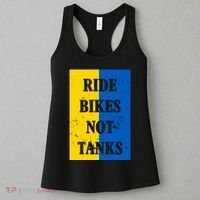 Ride Bikes Not Tanks Ukraine Women's Tank Top thumb 3