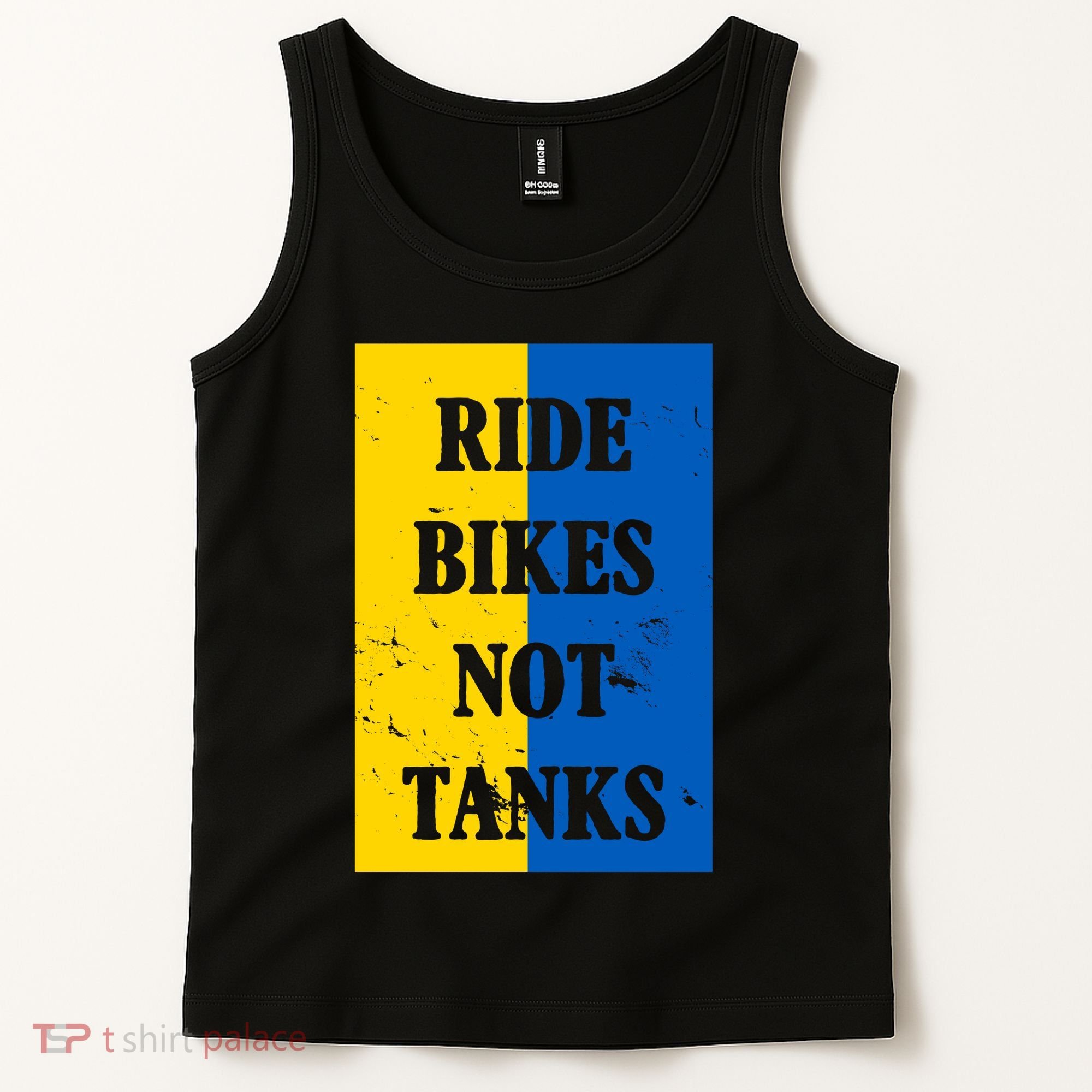 Ride Bikes Not Tanks Ukraine Tank Top