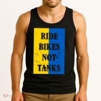 Ride Bikes Not Tanks Ukraine Tank Top thumb 3