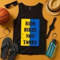 Ride Bikes Not Tanks Ukraine Tank Top thumb 4