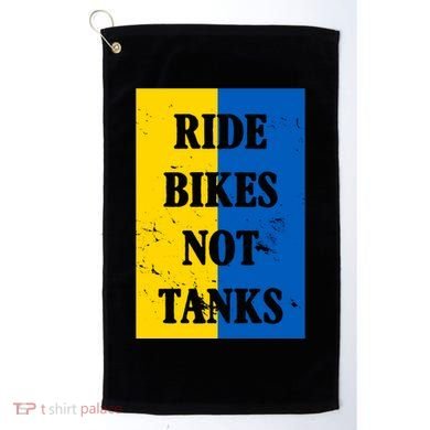 Ride Bikes Not Tanks Ukraine Golf Towel