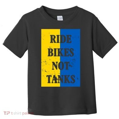 Ride Bikes Not Tanks Ukraine Toddler T-Shirt