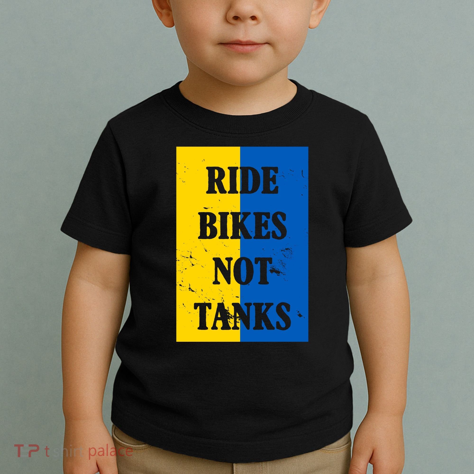 Ride Bikes Not Tanks Ukraine Toddler T-Shirt