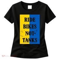 Ride Bikes Not Tanks Ukraine Women's T-Shirt thumb 0