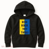 Ride Bikes Not Tanks Ukraine Kids Hoodie thumb 0