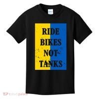 Ride Bikes Not Tanks Ukraine Kids T-Shirt thumb 0