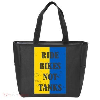 Ride Bikes Not Tanks Ukraine Tote Bag