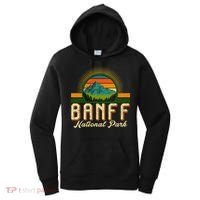 Retro Banff National Park Moutains Camping Hiking Outdoor Women's Hoodie thumb 0