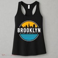 Retro Brooklyn New York City Skyline Women's Tank Top thumb 3