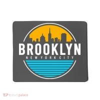 Retro Brooklyn New York City Skyline Mousepad thumb 0