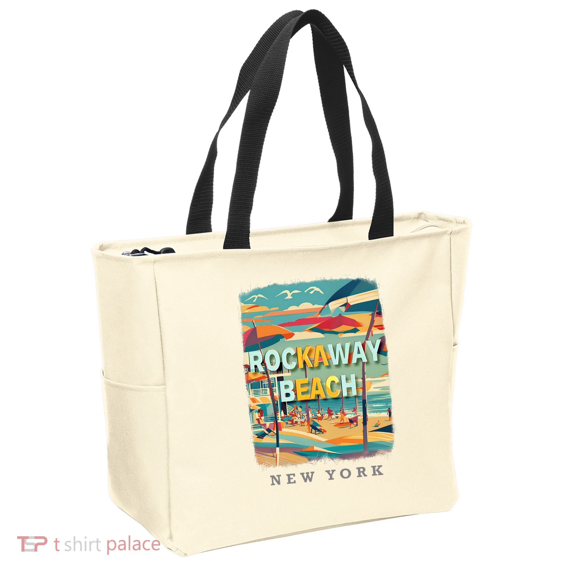 Rockaway Beach New York Queens Ny Surfing Tote Bag