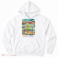 Rockaway Beach New York Queens Ny Surfing Hoodie thumb 0