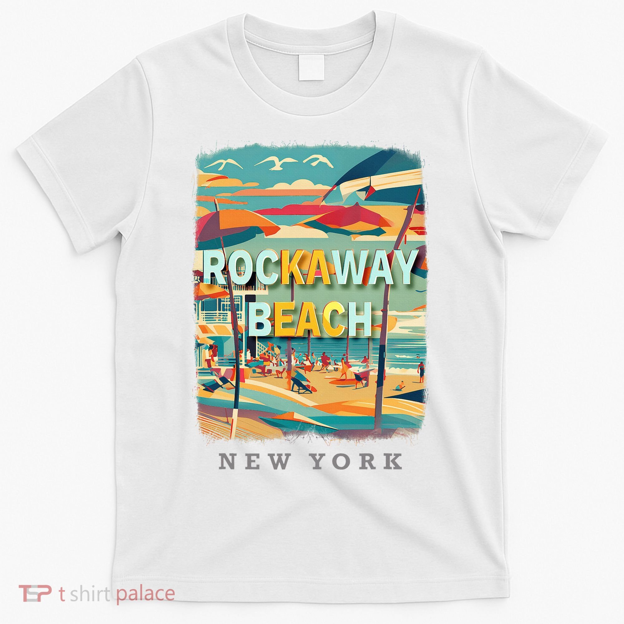 Rockaway Beach New York Queens Ny Surfing T-Shirt