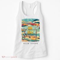 Rockaway Beach New York Queens Ny Surfing Women's Tank Top thumb 0