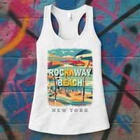 Rockaway Beach New York Queens Ny Surfing Women's Tank Top thumb 3